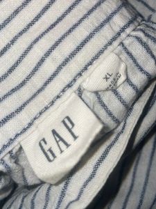 GAP XL Striped Square Neck Top