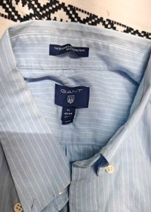 Gant Men's Light Blue Button-Down Shirt(of)