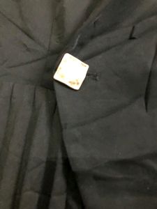 Korean Black Skirt Attached Blazer Dress