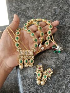Long Necklace and Earring Set