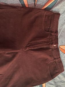 Brown Straight Leg Jeans For Women