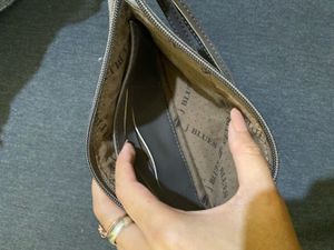 Stylish Grey Zip-Around Wallet