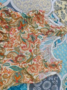 Boho Paisley Print Sleeveless Top