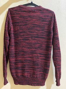 Roadster Men's Red Melange Sweater