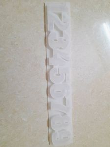 Alphabet &amp; Number Silicone Molds
