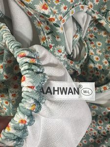 Cute Floral Print Mini Dress