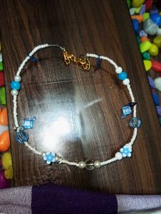 Blue Beaded Necklace