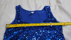Now  Sequin Scoop-Neck Tank Top