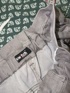 Grey Casual Shorts for Women