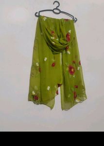Henna Green Dupatta