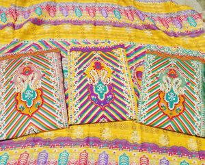 Printed Cotton Unstitched Suit