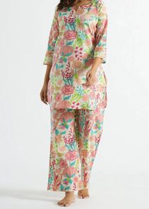 Label Flavia - Floral Garden Cotton Co-ord Set