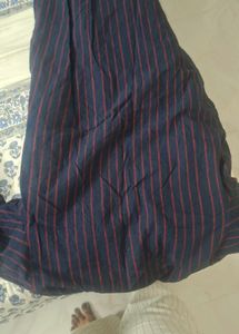 womens Striped short formal  Kurta