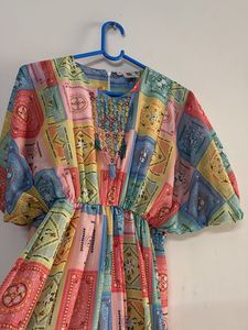 Colorful  jam suit Dress - Mirror Detail