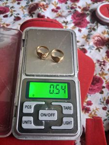Gold  kids Rings (Pair)
