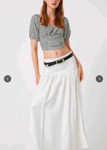 Checkered Crop Top