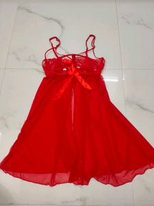 Sexy Red Babydoll Lingerie