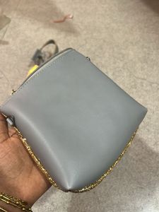 Holographic Tote Bag with Glitter Pouch