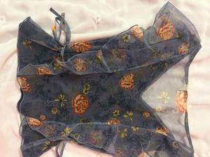 ruffle vintage top