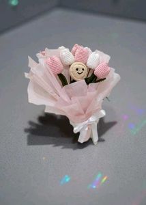 Crocheted Tulip Bouquet