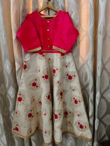 3 In 1 Party Wear Frock Size-26