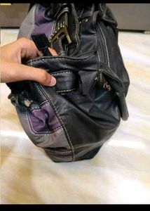 Striped Hobo Bag