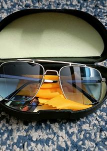Silver Aviator Sunglasses