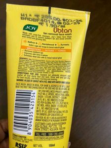 Joy Ubtan Tan Removal Face Wash