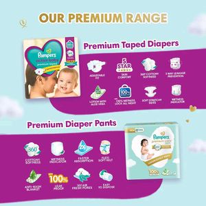 Pampers Active Baby Taped Diapers, Medium size dia