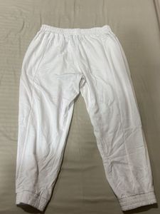 White Casual Pants