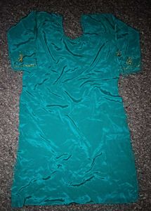 Teal Embroidered Blouse