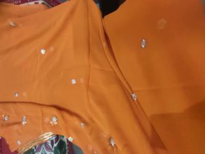 Orange Saree
