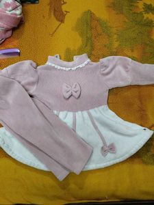 Cute Baby Girl Dress Set