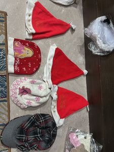 Bundle of Hats: Santa, Barbie & More