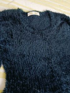 CHNEE Fluffy Knit Dress for winter
