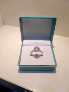 Diamond Ring Pure Silver 925