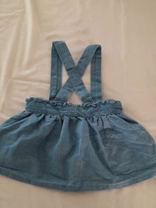 Pink Embroidered Dungaree Set (Girl's)