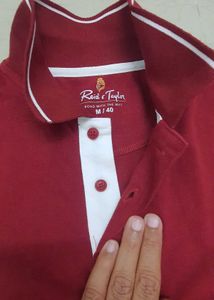Men's Maroon Polo T-Shirt -Reid &amp; Taylor make ,