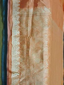 Orange 🧡 🧡 Silk Saree