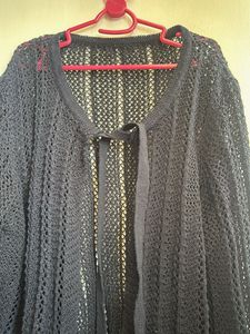 Crochet Knit Cardigan