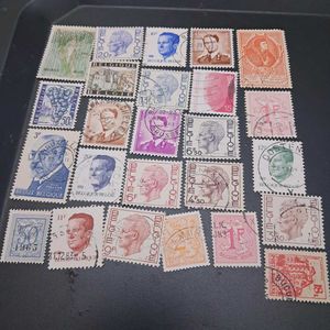 25 Vintage ANGOLA Postage Stamps