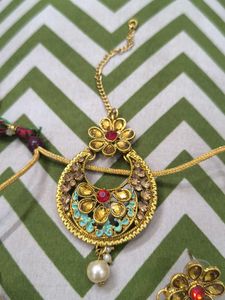 Exquisite Indian Choker Necklace Set