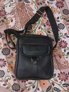 Black Leather Crossbody Bag