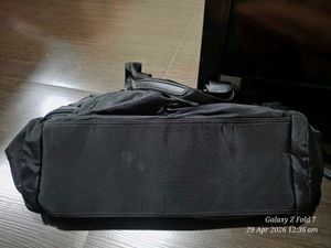 Stylish Black Hobo Bag with multiple pockets compa
