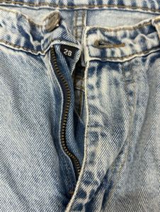 Light Wash Wide Leg Denim Jeans