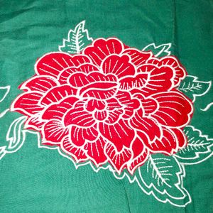 Embroidered Green Kurta Set with Dupatta