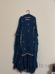 Elegant Teal Kurta Set with Dupatta