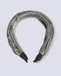 Satin Silverish Grey Headband