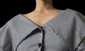 Chic Off-Shoulder Gingham Dress