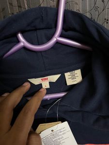 Levi's Navy Blue Graphic Hoodie